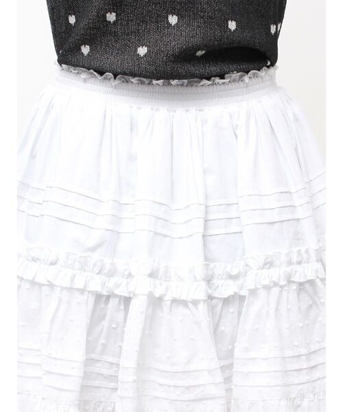 CALNAMUR（カルナムール）の「コットンギャザーボリュームスカート（スカート・レディース・ブラック/ベージュ/ホワイト・FREE）」の5枚目の写真