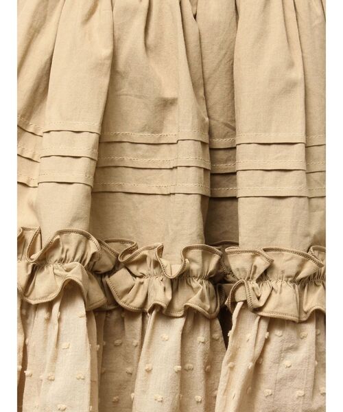 CALNAMUR（カルナムール）の「コットンギャザーボリュームスカート（スカート・レディース・ブラック/ベージュ/ホワイト・FREE）」の11枚目の写真