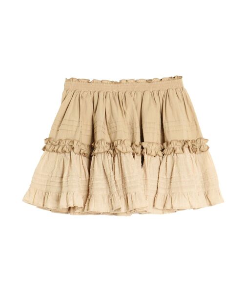 CALNAMUR（カルナムール）の「コットンギャザーボリュームスカート（スカート・レディース・ブラック/ベージュ/ホワイト・FREE）」の14枚目の写真