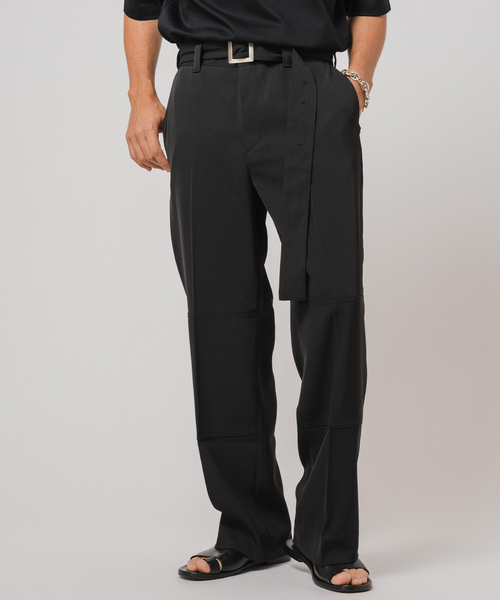 Dickies(ディッキーズ)の「Dickies(ディッキーズ) 別注 ベルテッド ワーク トラウザーズ(スラックス・メンズ・チャコールグレー/ブラック・MEDIUM/LARGE/SMALL)」の3枚目の写真