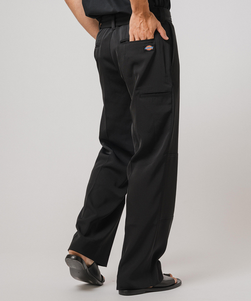 Dickies(ディッキーズ)の「Dickies(ディッキーズ) 別注 ベルテッド ワーク トラウザーズ(スラックス・メンズ・チャコールグレー/ブラック・MEDIUM/LARGE/SMALL)」の6枚目の写真
