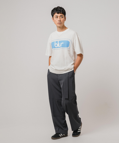 Dickies(ディッキーズ)の「Dickies(ディッキーズ) 別注 ベルテッド ワーク トラウザーズ(スラックス・メンズ・チャコールグレー/ブラック・MEDIUM/LARGE/SMALL)」の14枚目の写真