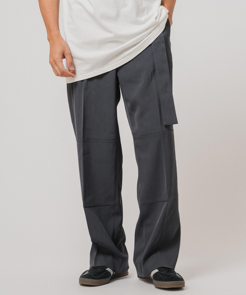 Dickies(ディッキーズ)の「Dickies(ディッキーズ) 別注 ベルテッド ワーク トラウザーズ(スラックス・メンズ・チャコールグレー/ブラック・MEDIUM/LARGE/SMALL)」の16枚目の写真