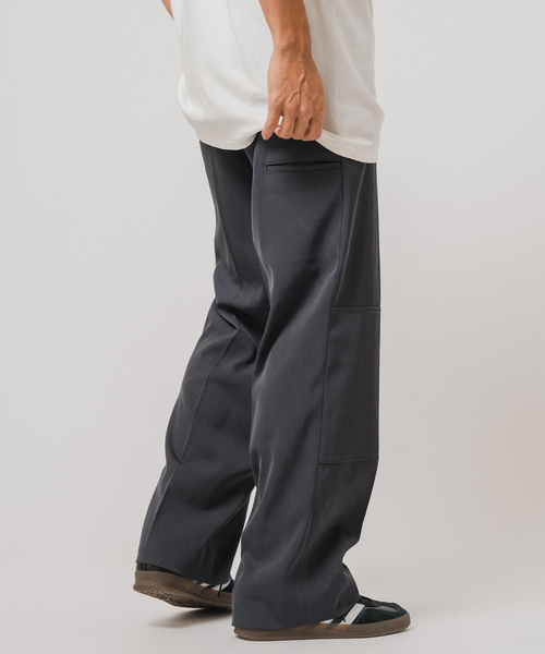 Dickies(ディッキーズ)の「Dickies(ディッキーズ) 別注 ベルテッド ワーク トラウザーズ(スラックス・メンズ・チャコールグレー/ブラック・MEDIUM/LARGE/SMALL)」の19枚目の写真
