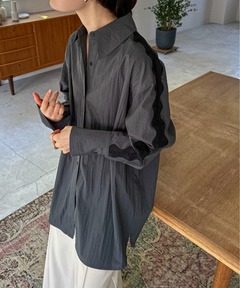 レザーコンビチュニック / Leather Combi Tunic（その他トップス