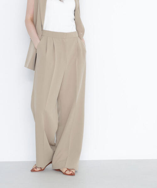 NATURAL BEAUTY BASIC(ナチュラルビューティーベーシック)の「◇ドライタッチ SETUP パンツ(その他パンツ・レディース・ベージュ/ダークブラウン・MEDIUM/P/S)」の22枚目の写真
