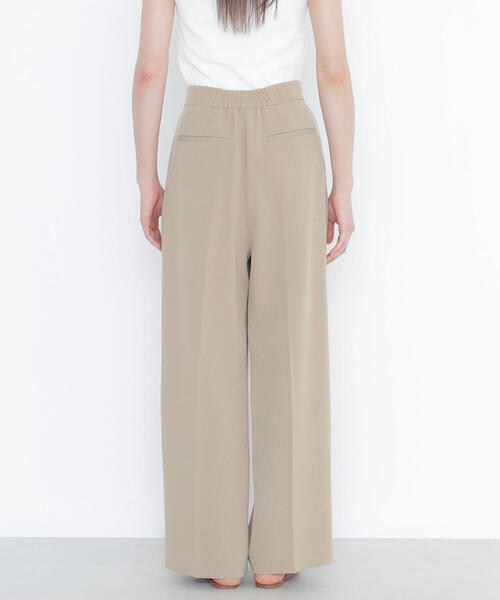 NATURAL BEAUTY BASIC(ナチュラルビューティーベーシック)の「◇ドライタッチ SETUP パンツ(その他パンツ・レディース・ベージュ/ダークブラウン・MEDIUM/P/S)」の3枚目の写真