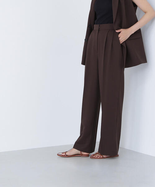NATURAL BEAUTY BASIC(ナチュラルビューティーベーシック)の「◇ドライタッチ SETUP パンツ(その他パンツ・レディース・ベージュ/ダークブラウン・MEDIUM/P/S)」の13枚目の写真