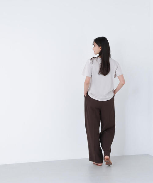 NATURAL BEAUTY BASIC(ナチュラルビューティーベーシック)の「◇ドライタッチ SETUP パンツ(その他パンツ・レディース・ベージュ/ダークブラウン・MEDIUM/P/S)」の15枚目の写真