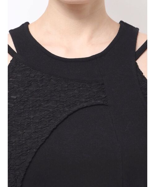 MURUA（ムルーア）の「トリックドッキングキャミタンク（タンクトップ・レディース・ホワイト/ブラック/ライム・FREE）」の12枚目の写真