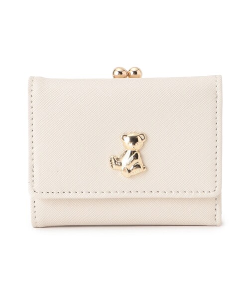 Ober Tashe（オーバータッシェ）の「くまちゃんがま口三つ折り財布（財布・レディース・ブルー系その他/ブラック/アイボリー・FREE）」の2枚目の写真