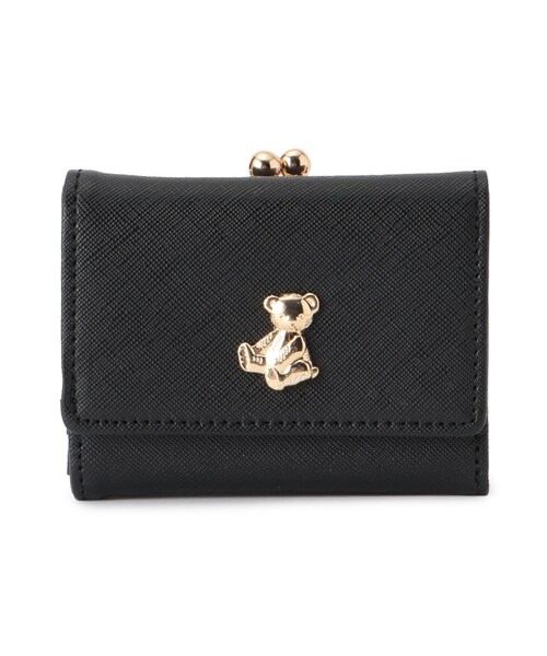 Ober Tashe（オーバータッシェ）の「くまちゃんがま口三つ折り財布（財布・レディース・ブルー系その他/ブラック/アイボリー・FREE）」の3枚目の写真