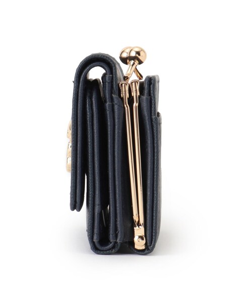 Ober Tashe（オーバータッシェ）の「くまちゃんがま口三つ折り財布（財布・レディース・ブルー系その他/ブラック/アイボリー・FREE）」の5枚目の写真