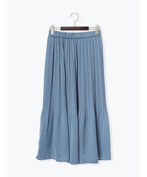 Te chichi TERRASSE（テチチテラス）の「【選べる着丈】消しプリーツスカート（スカート・レディース・ベージュ/ブルー/チャコールグレー/ブラック・ﾌﾘｰ(M)/ﾌﾘｰ(L)）」の13枚目の写真