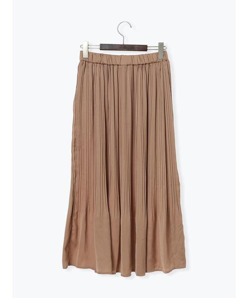 Te chichi TERRASSE（テチチテラス）の「【選べる着丈】消しプリーツスカート（スカート・レディース・ベージュ/ブルー/チャコールグレー/ブラック・ﾌﾘｰ(M)/ﾌﾘｰ(L)）」の10枚目の写真