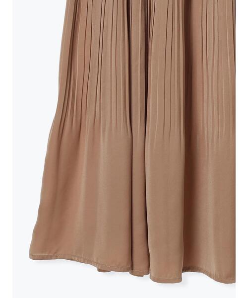 Te chichi TERRASSE（テチチテラス）の「【選べる着丈】消しプリーツスカート（スカート・レディース・ベージュ/ブルー/チャコールグレー/ブラック・ﾌﾘｰ(M)/ﾌﾘｰ(L)）」の7枚目の写真