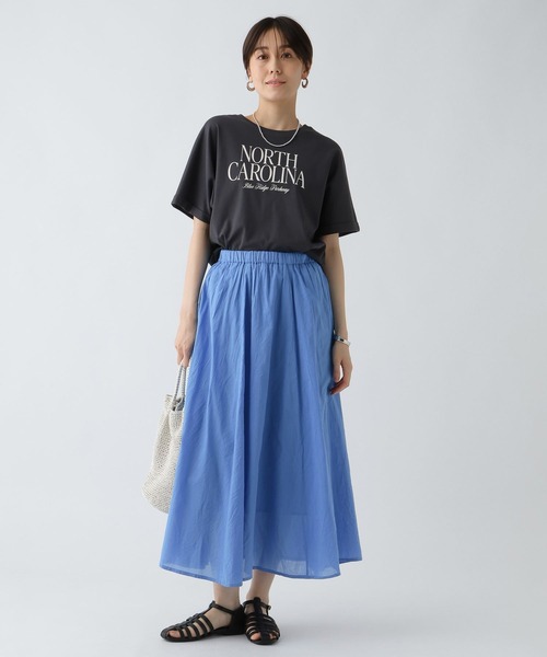 8YARDS Lサイズ　ブルー　スカート 8YARDS Lサイズ ブルー スカート