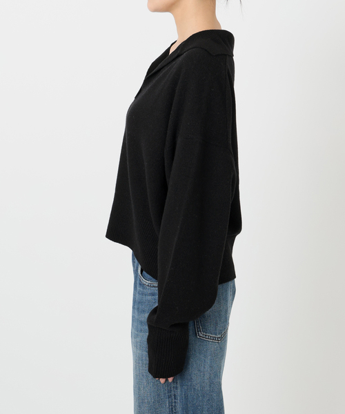 ウール混ポロシャツプルオーバー（ニット/セーター）｜Spick & Span