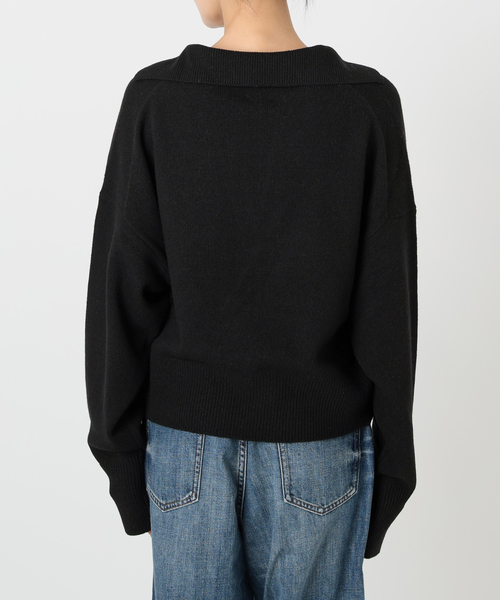 ウール混ポロシャツプルオーバー（ニット/セーター）｜Spick & Span