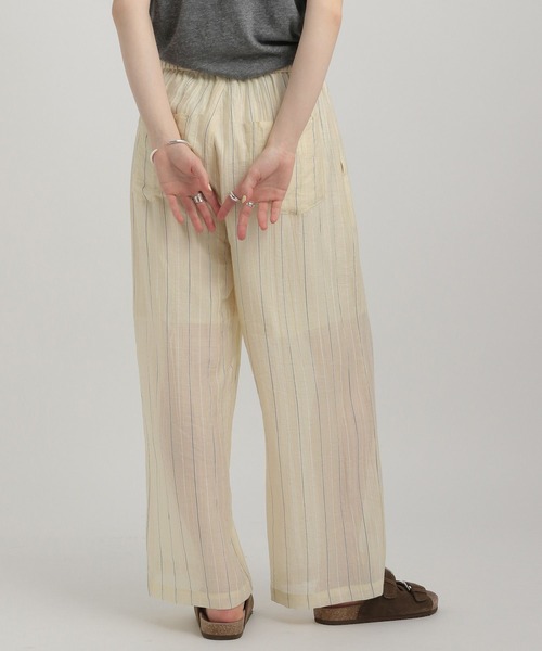 GEORGE'S（ジョージズ）の「シアーイージーパンツ（その他パンツ・レディース・ブルー系/イエロー系/アイボリー/ネイビー・SMALL/MEDIUM）」の15枚目の写真