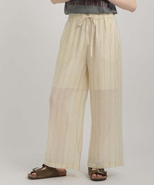 GEORGE'S（ジョージズ）の「シアーイージーパンツ（その他パンツ・レディース・ブルー系/イエロー系/アイボリー/ネイビー・SMALL/MEDIUM）」の17枚目の写真