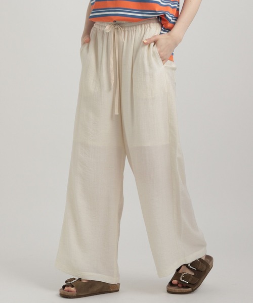 GEORGE'S（ジョージズ）の「シアーイージーパンツ（その他パンツ・レディース・ブルー系/イエロー系/アイボリー/ネイビー・SMALL/MEDIUM）」の9枚目の写真