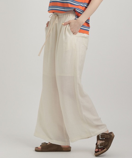 GEORGE'S（ジョージズ）の「シアーイージーパンツ（その他パンツ・レディース・ブルー系/イエロー系/アイボリー/ネイビー・SMALL/MEDIUM）」の10枚目の写真