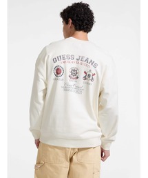 GUESS JEANS(QXW[Y)GUESS JEANS Cn Os Varsity Logo Sweat(TVc/Jbg\[)