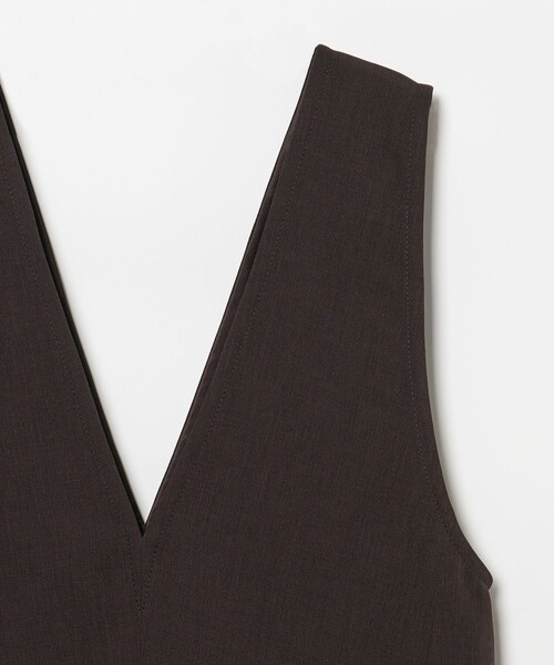 EMMEL REFINES（エメルリファインズ）の「＜EMMEL REFINES＞EM Aライン ミニジャンスカ（ワンピース・レディース・ダークブラウン/ブラック・FREE）」の9枚目の写真