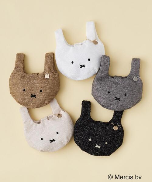 OPAQUE.CLIP（オペークドットクリップ）の「【miffyコラボ】キラキラマルシェバッグ（ハンドバッグ・レディース・シルバー系7/ゴールド系7/オフホワイト/ブラック/ライトベージュ・00）」の6枚目の写真