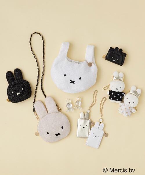 OPAQUE.CLIP（オペークドットクリップ）の「【miffyコラボ】キラキラマルシェバッグ（ハンドバッグ・レディース・シルバー系7/ゴールド系7/オフホワイト/ブラック/ライトベージュ・00）」の13枚目の写真