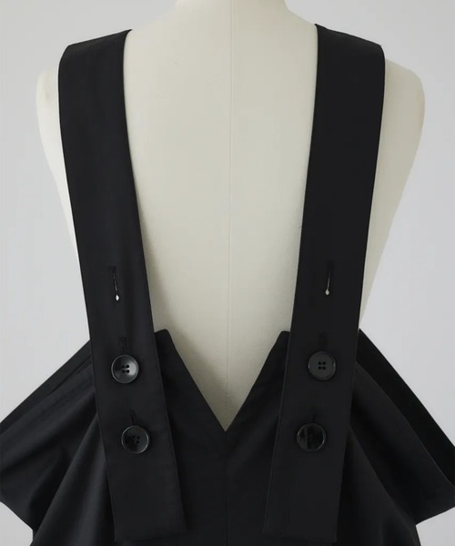 RIM.ARK/リムアーク】Drape jumper SK/ドレープジャンパースカート