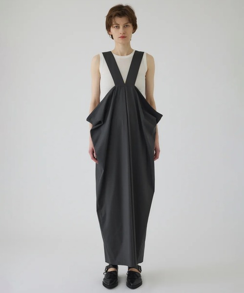 美品RIM.ARK® Drape jumper SK RIM.ARK/リムアーク】Drape jumper SK/ドレープジャンパースカート