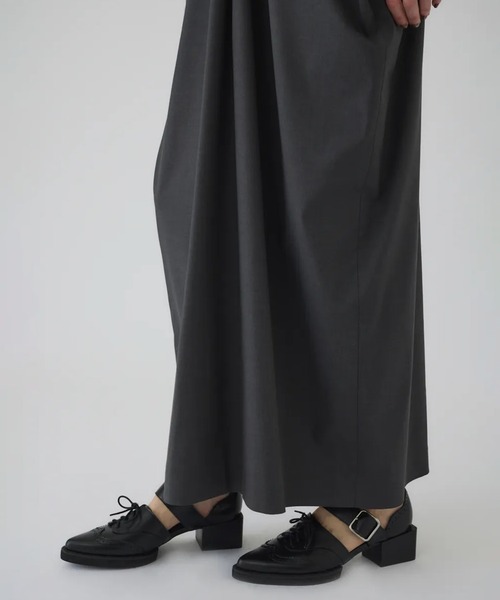 RIM.ARK/リムアーク】Drape jumper SK/ドレープジャンパースカート