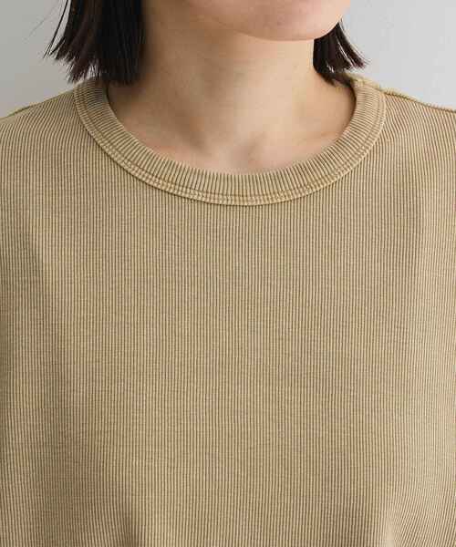 Sugar spoon（シュガースプーン）の「・SUGAR SPOON ワイドスリーブTEE（Tシャツ/カットソー・レディース・ダークベージュ/カーキ/チャコールグレー・FREE）」の16枚目の写真