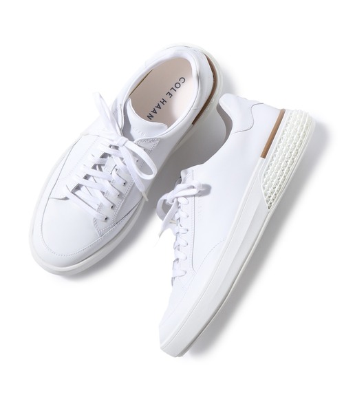 MEN'S BIGI(メンズビギ)の「【COLE HAAN/コールハーン】MENS BIGI限定 GRANDPRO Halfcourt Skyweave スニーカー(スニーカー・メンズ・ブラック/ホワイト・01/02)」の1枚目の写真