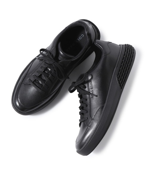 MEN'S BIGI(メンズビギ)の「【COLE HAAN/コールハーン】MENS BIGI限定 GRANDPRO Halfcourt Skyweave スニーカー(スニーカー・メンズ・ブラック/ホワイト・01/02)」の2枚目の写真