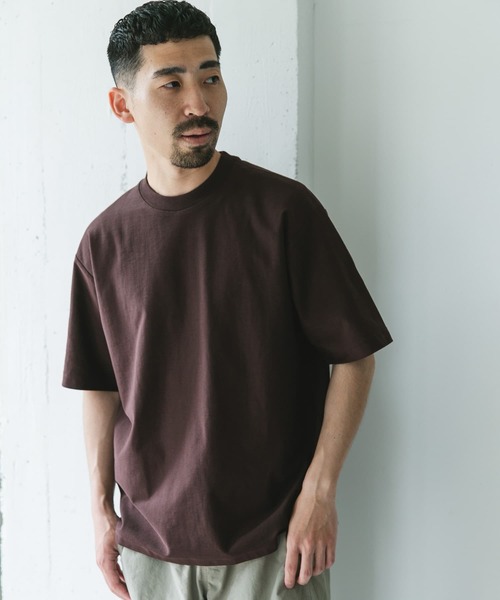 URBAN RESEARCH DOORS(アーバンリサーチドアーズ)の「ミラノリブシルケット ショートスリーブTシャツ(Tシャツ/カットソー・メンズ・グレー系その他/チャコールグレー/ブラウン・MEDIUM/LARGE)」の14枚目の写真