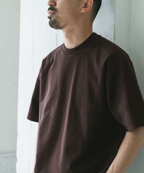 URBAN RESEARCH DOORS(アーバンリサーチドアーズ)の「ミラノリブシルケット ショートスリーブTシャツ(Tシャツ/カットソー・メンズ・グレー系その他/チャコールグレー/ブラウン・MEDIUM/LARGE)」の16枚目の写真