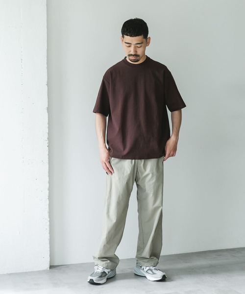 URBAN RESEARCH DOORS(アーバンリサーチドアーズ)の「ミラノリブシルケット ショートスリーブTシャツ(Tシャツ/カットソー・メンズ・グレー系その他/チャコールグレー/ブラウン・MEDIUM/LARGE)」の17枚目の写真