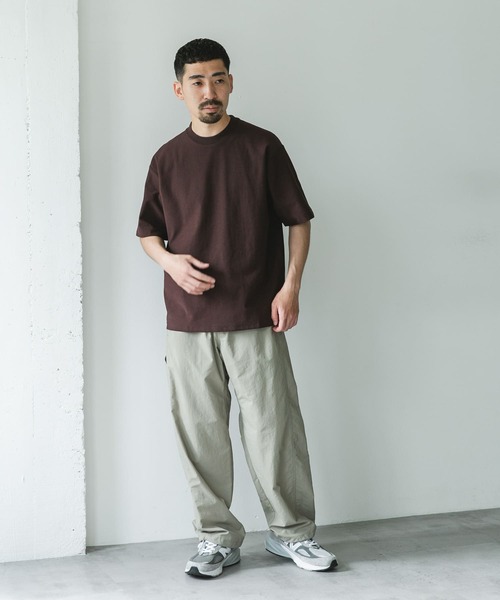 URBAN RESEARCH DOORS(アーバンリサーチドアーズ)の「ミラノリブシルケット ショートスリーブTシャツ(Tシャツ/カットソー・メンズ・グレー系その他/チャコールグレー/ブラウン・MEDIUM/LARGE)」の18枚目の写真