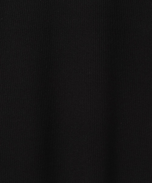 BAYFLOW（ベイフロー）の「[前後で着られる]2WAY半袖リブニット（ニット/セーター・レディース・テラコッタ/ブラック/オフホワイト・FREE）」の20枚目の写真