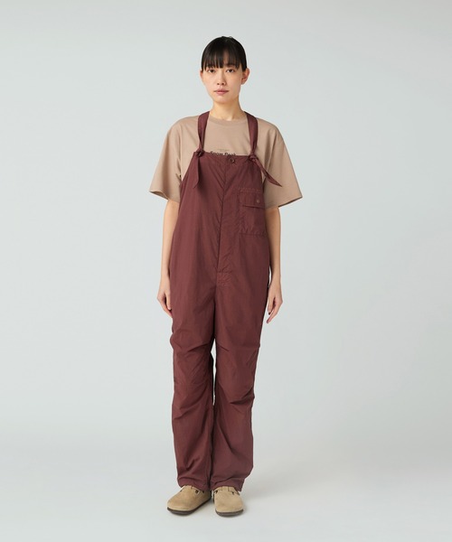 Snow Peak(スノーピーク)の「Snow Peak / Garment Dyed Overalls ガーメントダイオーバーオール(サロペット/オーバーオール・レディース・ブラック/アイボリー/ブラウン・1/2)」の3枚目の写真