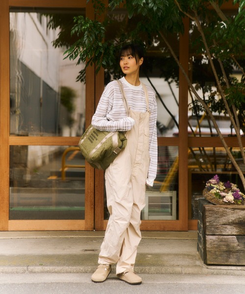Snow Peak(スノーピーク)の「Snow Peak / Garment Dyed Overalls ガーメントダイオーバーオール(サロペット/オーバーオール・レディース・ブラック/アイボリー/ブラウン・1/2)」の20枚目の写真