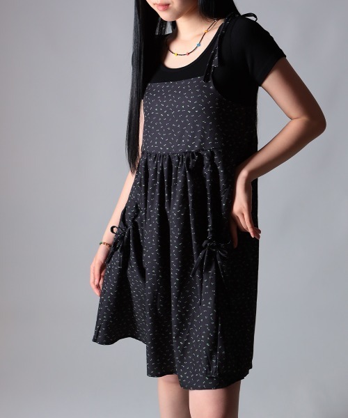 sallure PAPILLON　リボンワンピース　NAVY 完売品 SALLURE PAPILLON リボンワンピース NAVY レディース