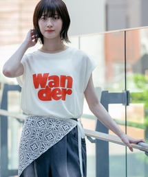 LAKOLE | シアーウラケロゴフレンチスリーブ / 571078(Tシャツ/カットソー)