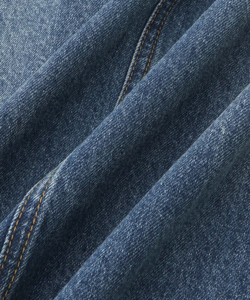 ADAM ET ROPE'(アダムエロペ)の「【WEB限定】デニムIラインワンピース(ワンピース・レディース・ネイビー/ブルー・36/38)」の20枚目の写真