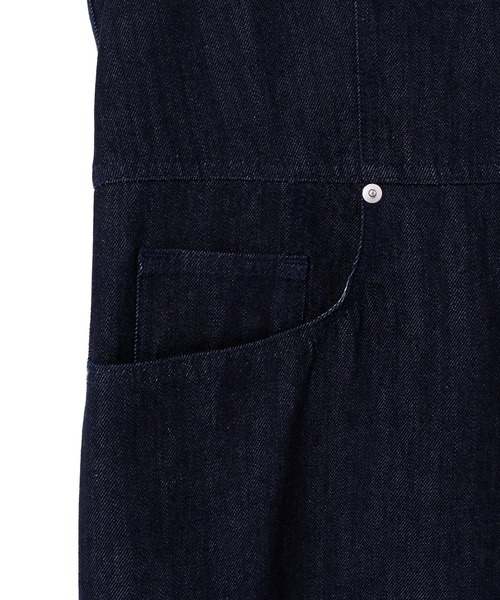 ADAM ET ROPE'(アダムエロペ)の「【WEB限定】デニムIラインワンピース(ワンピース・レディース・ネイビー/ブルー・36/38)」の22枚目の写真