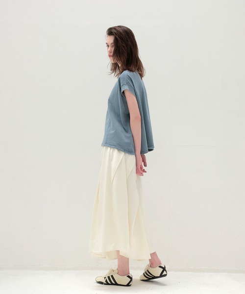 DRESSLAVE(ドレスレイブ)の「stone wash over sleeveless pull(ストーンウォッシュオーバースリーブレスプルオーバー)(ニット/セーター・レディース・ライトブルー/ベージュ・38)」の11枚目の写真