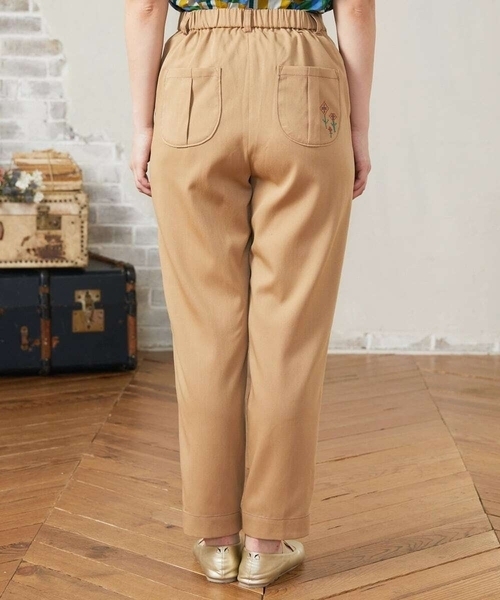 Jocomomola（ホコモモラ）の「Liso ツイルテーパードパンツ（その他パンツ・レディース・グレー/ベージュ・42/40）」の5枚目の写真